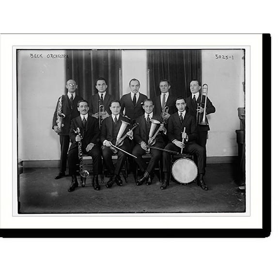 Historic Print, Beck Orchestra, 16" x 20"