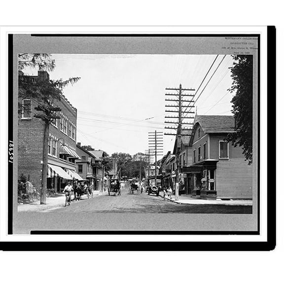 Historic Print, [Bedford Road, Pleasantville, New York], 16" x 20"