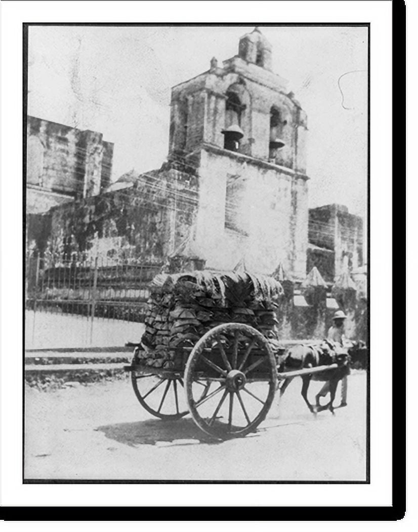 Historic Print, Bell tower, Columbus Cathedral, S[anto] D[omingo