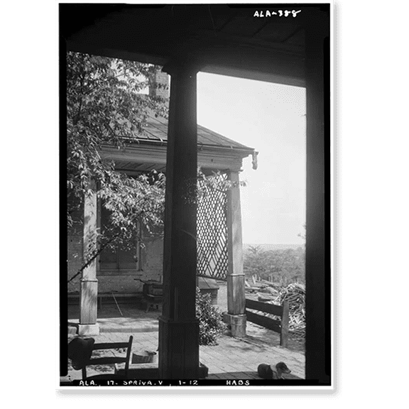 Historic Print, Belmont, U.S. Highway 43, Spring Valley vicinity, Colbert County, AL - 12, 18" x 24"