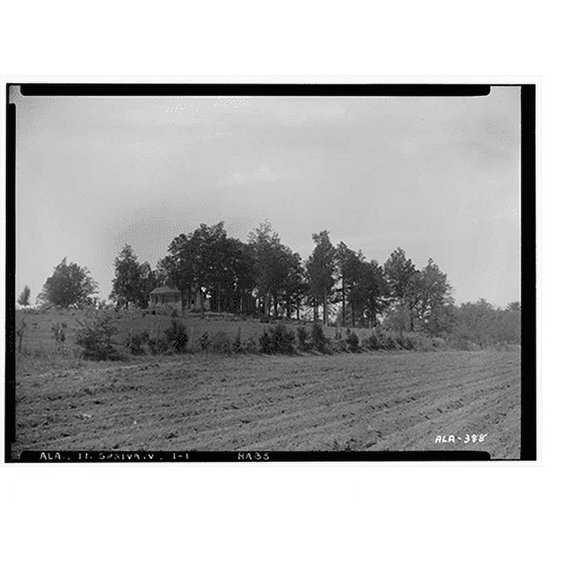 Historic Print, Belmont, U.S. Highway 43, Spring Valley vicinity, Colbert County, AL, 18" x 24"