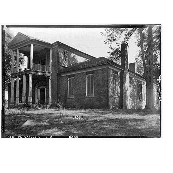Historic Print, Belmont, U.S. Highway 43, Spring Valley vicinity, Colbert County, AL - 2, 18" x 24"