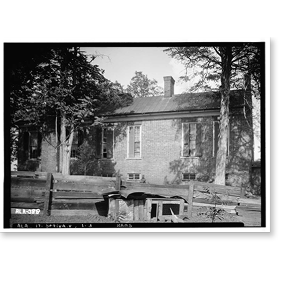 Historic Print, Belmont, U.S. Highway 43, Spring Valley vicinity, Colbert County, AL - 3, 18" x 24"