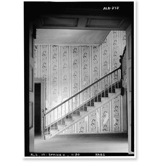 Historic Print, Belmont, U.S. Highway 43, Spring Valley vicinity, Colbert County, AL - 30, 18" x 24"