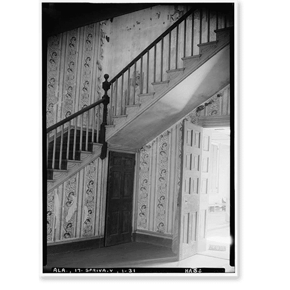 Historic Print, Belmont, U.S. Highway 43, Spring Valley vicinity, Colbert County, AL - 31, 18" x 24"