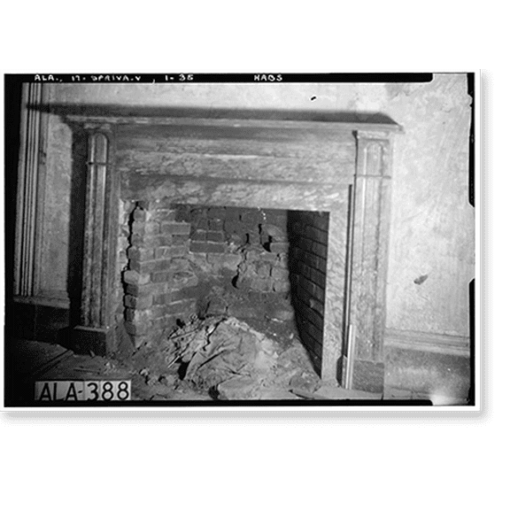 Historic Print, Belmont, U.S. Highway 43, Spring Valley vicinity, Colbert County, AL - 35, 16" x 20"