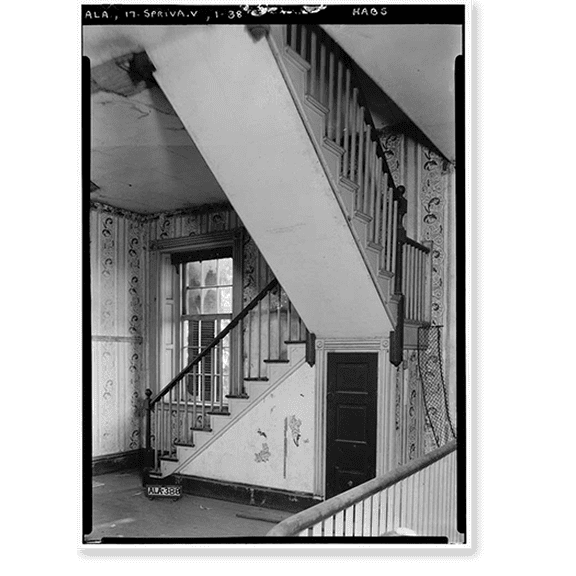 Historic Print, Belmont, U.S. Highway 43, Spring Valley vicinity, Colbert County, AL - 38, 18" x 24"