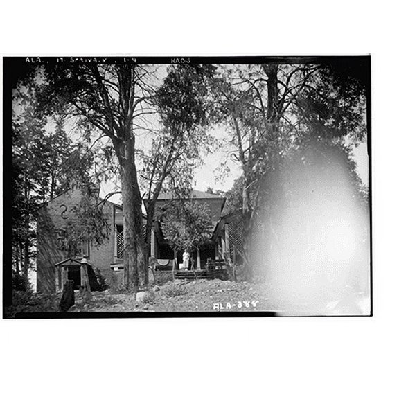 Historic Print, Belmont, U.S. Highway 43, Spring Valley vicinity, Colbert County, AL - 4, 18" x 24"