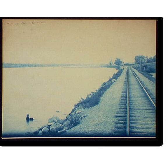 Historic Print, Beloit, Wisc. approach from the north, 18" x 24"