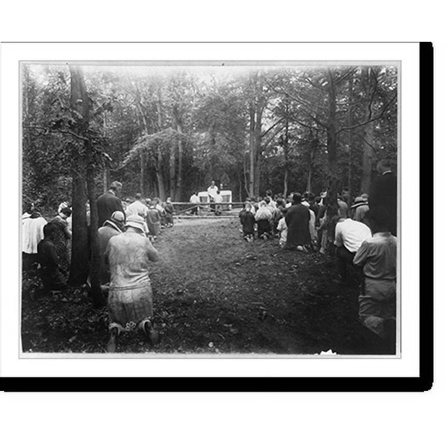 Historic Print, Benediction Camp Molloy, Mattituck, Long Island, New