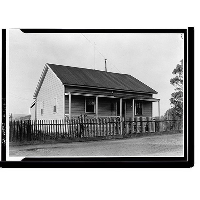 Historic Print, Benicia Arsenal, Barracks, Benicia, Solano County, CA