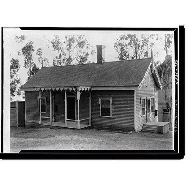 Historic Print, Benicia Arsenal, Barracks, Benicia, Solano County, CA