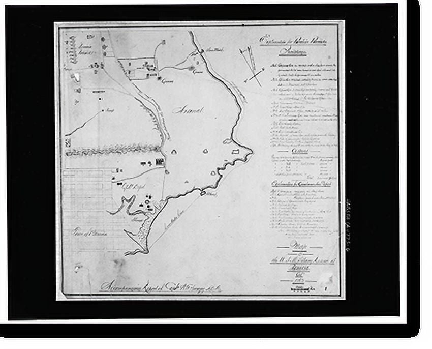 Historic Print, Benicia Arsenal, Benicia Industrial Park, Benicia