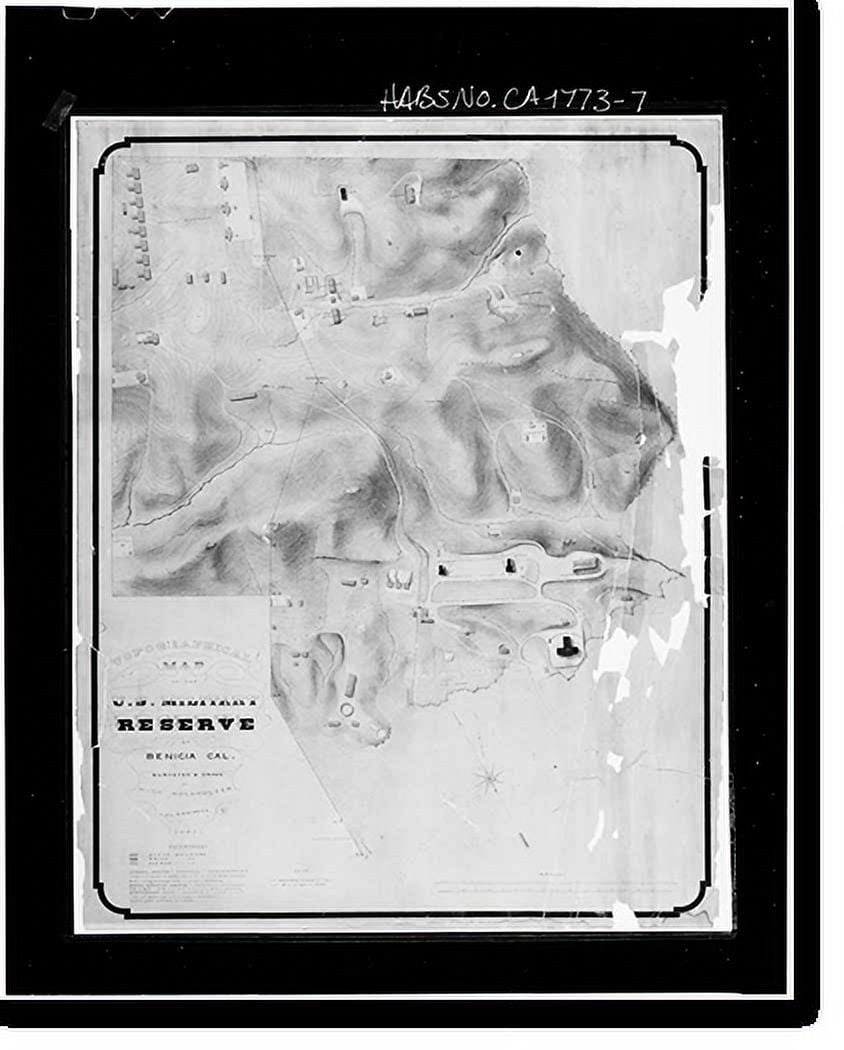 Historic Print, Benicia Arsenal, Benicia Industrial Park, Benicia