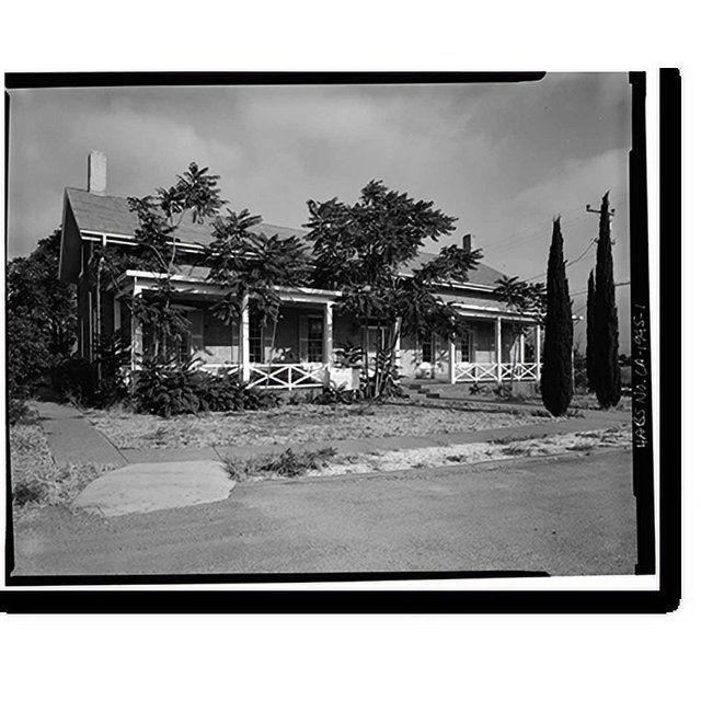 Historic Print, Benicia Arsenal, Hospital, Benicia, Solano County, CA