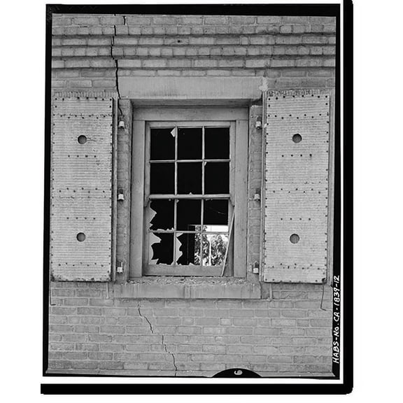 Historic Print, Benicia Arsenal, Powder Magazine No. 5, Junction of Interstate Highways 680 & 780, Benicia, Solano County, CA - 12, 18" x 24"