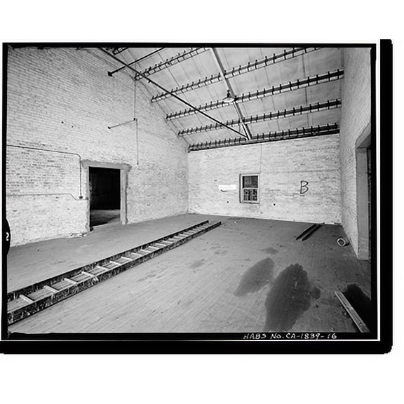 Historic Print, Benicia Arsenal, Powder Magazine No. 5, Junction of Interstate Highways 680 & 780, Benicia, Solano County, CA - 16, 16" x 20"