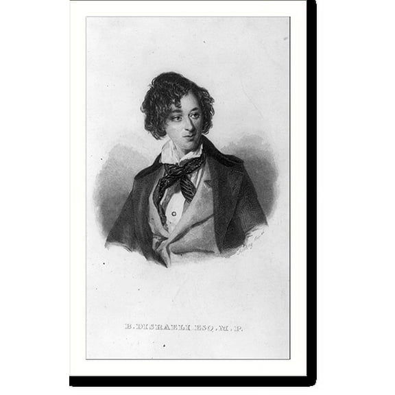 Historic Print, Benj. Disraeli, 16" x 20"