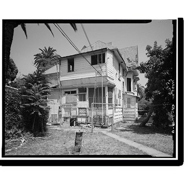 Historic Print, Benjamin A. Breakey House, 1660 Rockwood Street, Los