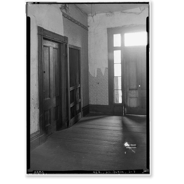 Historic Print, Benjamin Pinckney Worthington House, Sixth Avenue South