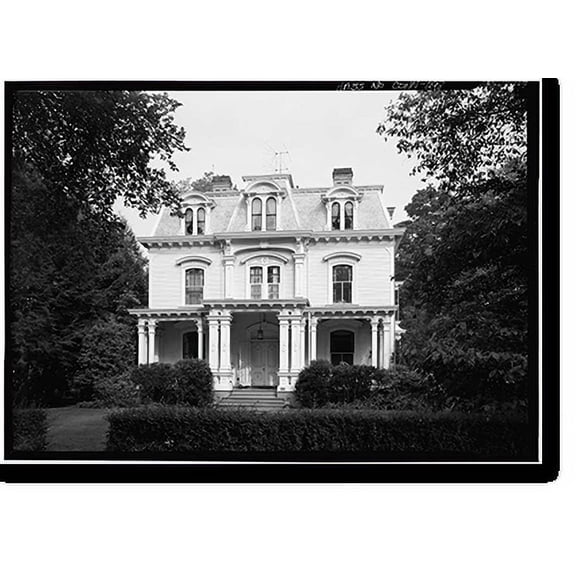 Historic Print, Benjamin Pomeroy House, 658 Pequot Road, Southport, Fairfield County, CT - 2, 16" x 20"