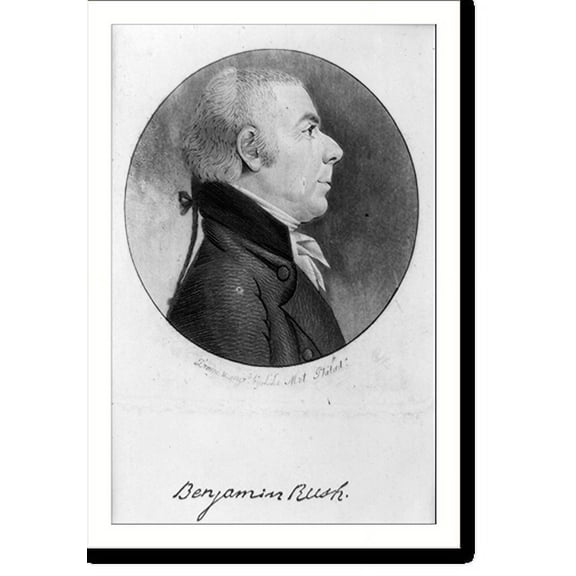 Historic Print, Benjamin Rush, 18" x 24"