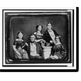 thumbnail image 1 of Historic Print, [Benjamin family group portrait, posed around a column], 16" x 20", 1 of 3