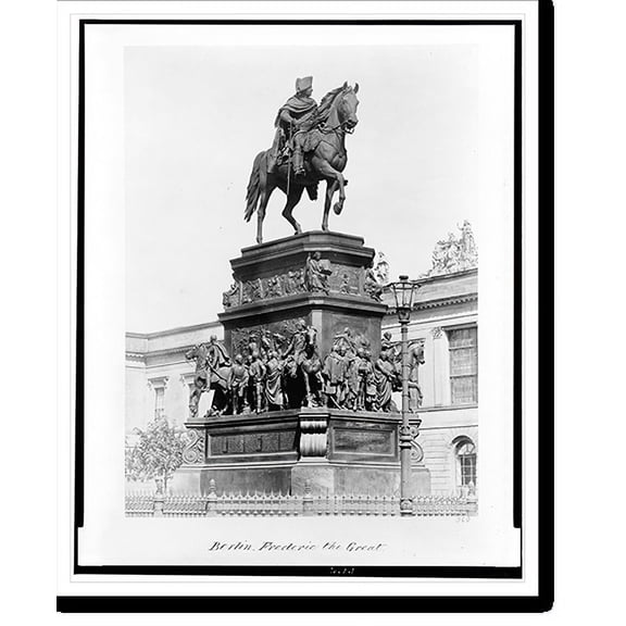 Historic Print, Berlin. Frederic the Great, 18" x 24"