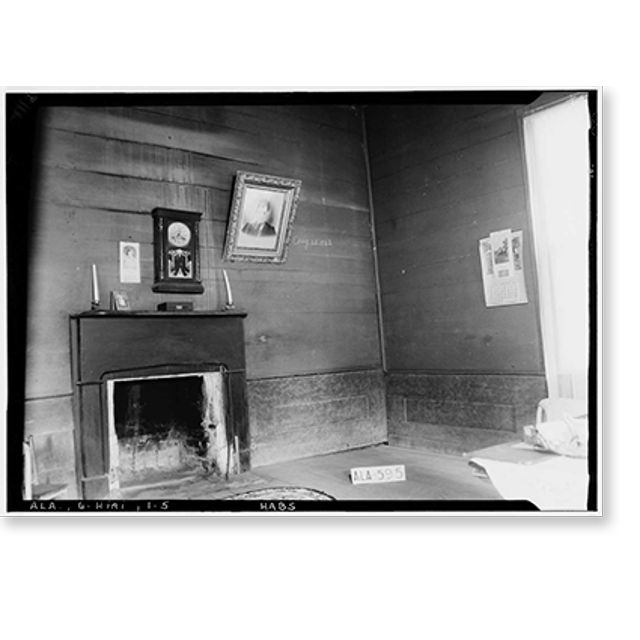 Historic Print, Berry House, County Road 14, High Ridge vicinity