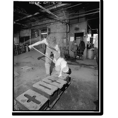 Historic Print, Bevin Brothers Bell Shops, Bevin Court, East Hampton, Middlesex County, CT - 10, 16" x 20"