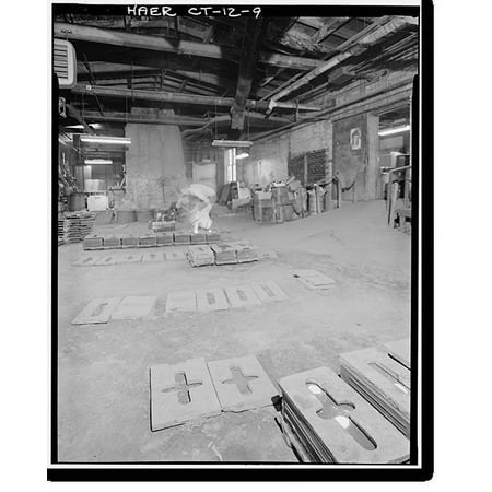 Historic Print, Bevin Brothers Bell Shops, Bevin Court, East Hampton, Middlesex County, CT - 9, 16" x 20"
