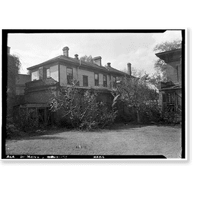 Historic Print, Bibb-Goldthwaithe-Arrington House, 203 Church Street, Montgomery, Montgomery County, AL - 24, 16" x 20"