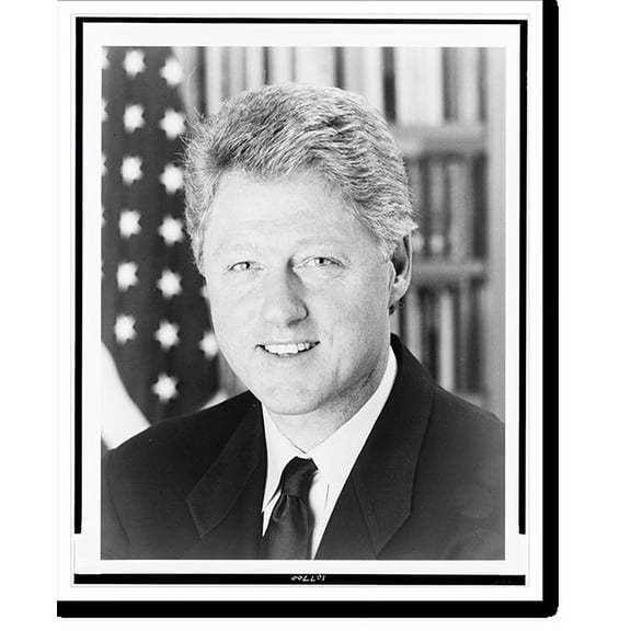 Historic Print, [Bill Clinton, head-and-shoulders portrait, facing front], 16" x 20"