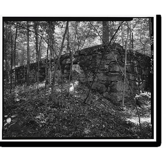 Historic Print, Billy Gould Coal Mine, Confluence of Cahaba River & Buck Creek, Helena, Shelby County, AL - 3, 18" x 24"