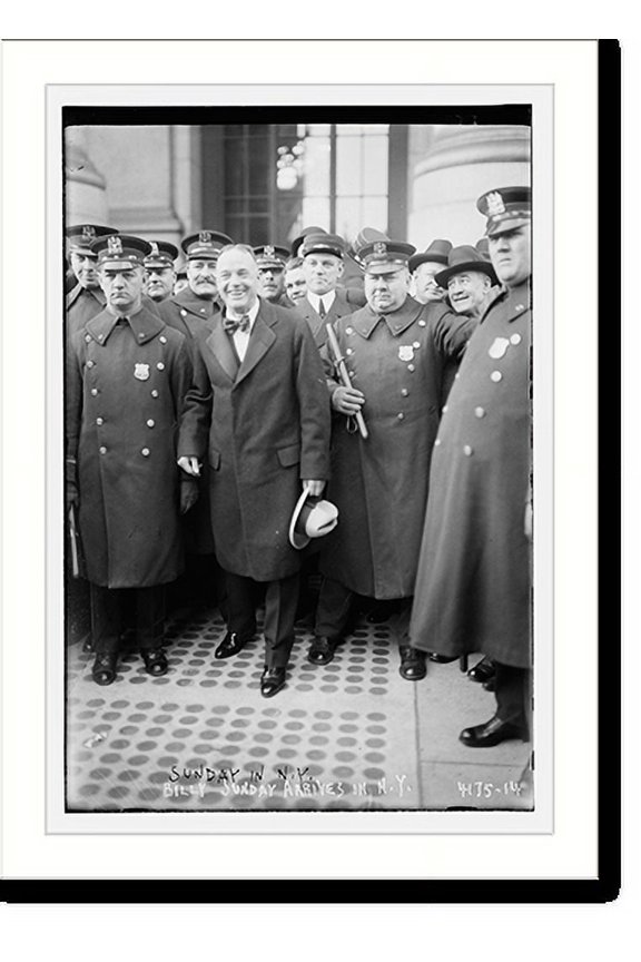 Historic Print, Billy Sunday in N.Y., 18" x 24"