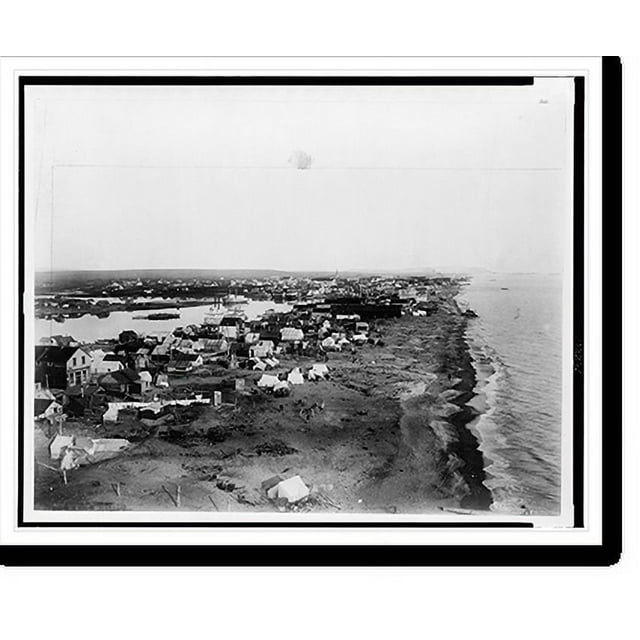 Historic Print, Bird's eye view of Nome, Alaska, 16" x 20"