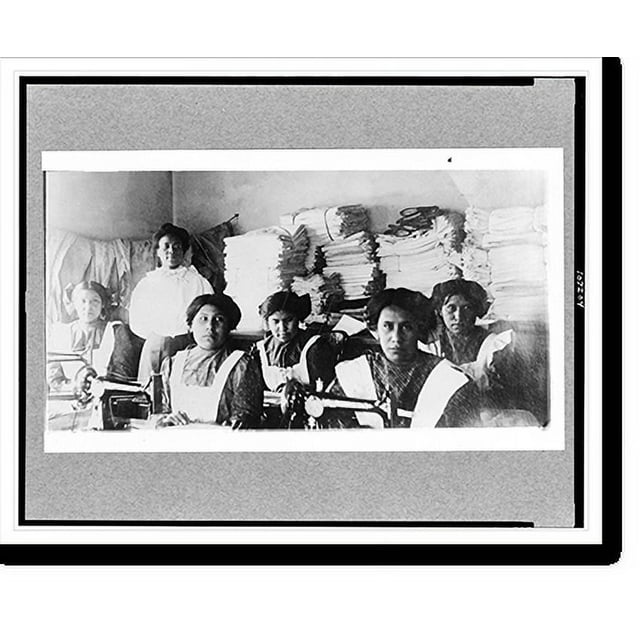 Historic Print, [Bismarck Indian School, North Dakota. Sewing Class