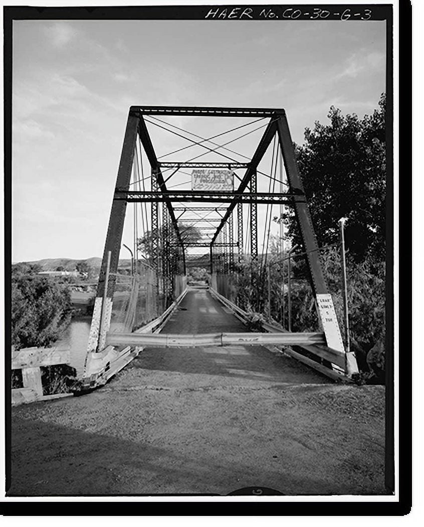 Historic Print, Black Bridge, Spanning Gunnison River, Grand Junction
