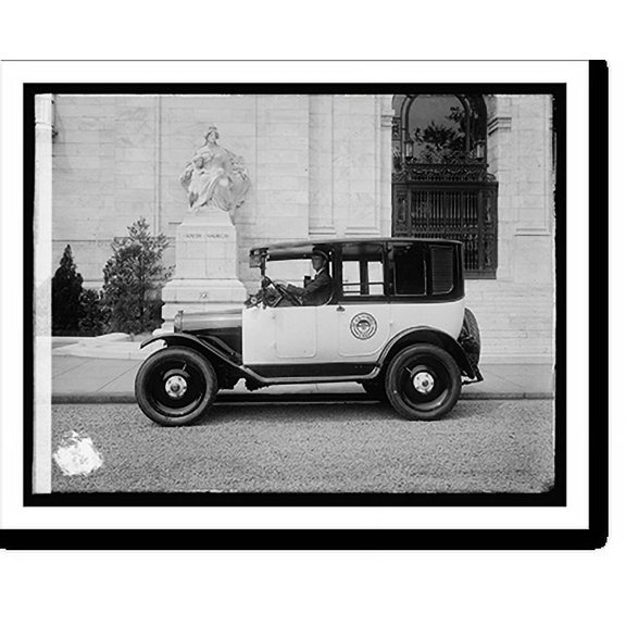 Historic Print, Black & White Taxi - 2, 16" x 20"