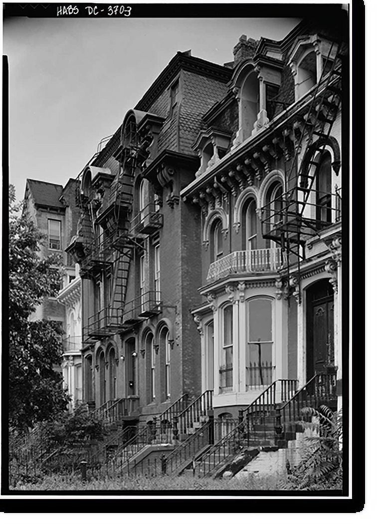 Historic Print, Blanche K. Bruce House, 909 M Street Northwest