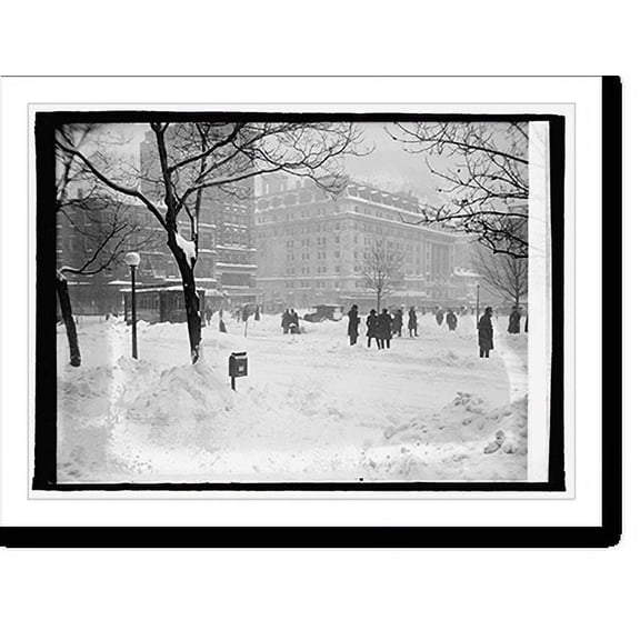 Historic Print, Blizzard, 1/28/22 - 14, 16" x 20"