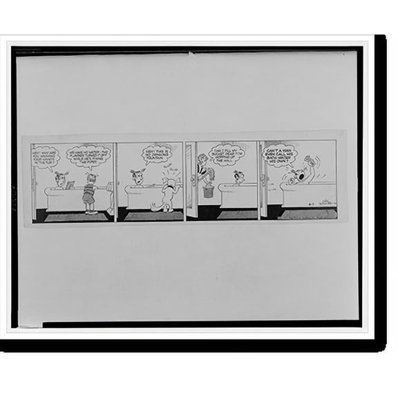 Historic Print, Blondie. Low tide!.Chic Young., 18" x 24"