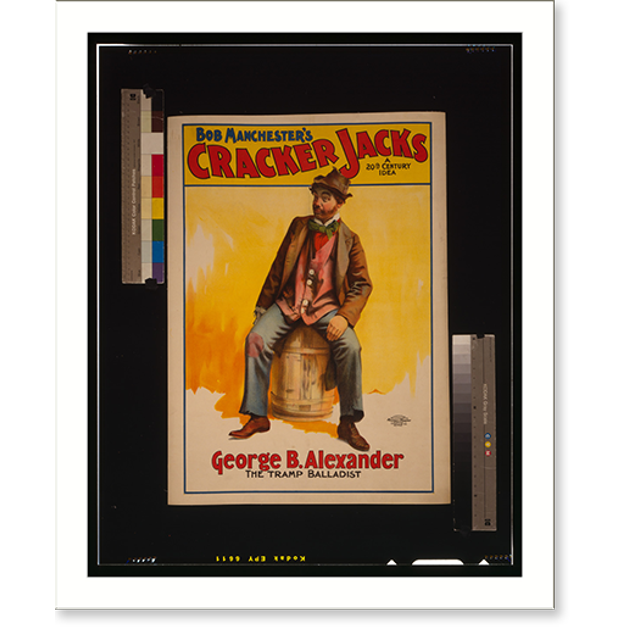 Historic Print, Bob Manchester's The Cracker Jacks a 20th century idea