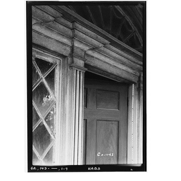 Historic Print, Boddie House, Greenville Road, La Grange vicinity, Troup County, GA - 7, 16" x 20"