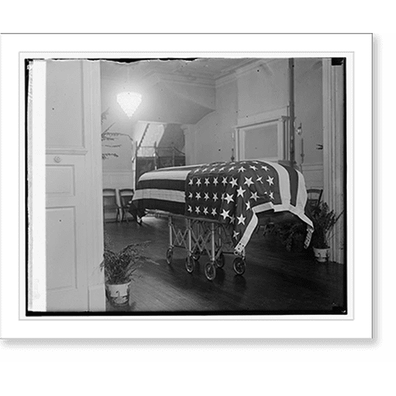 Historic Print, Body of Bryan at undertakers, 7/30/25, 18" x 24"