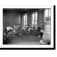 thumbnail image 1 of Historic Print, Bowery: Reading room of 10 cent Lodging House, 18" x 24", 1 of 3