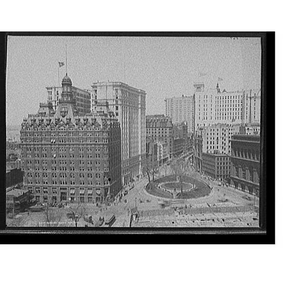 Historic Print, Bowling Green, New York - 2, 16" x 20"