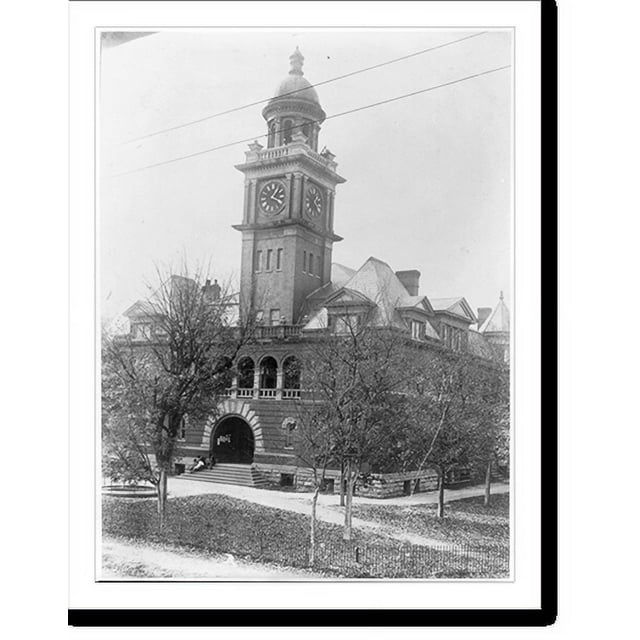 Historic Print, Bradley County [Court House], Cleveland, Tenn., 16" x