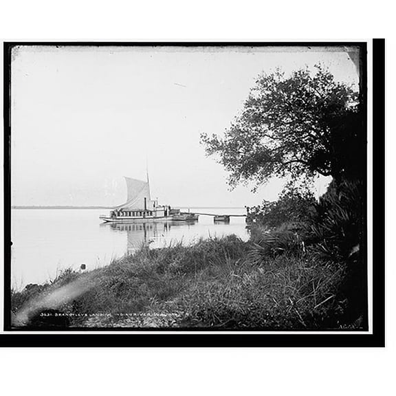 Historic Print, Brandtleys Landing, Indian River, 16" x 20"