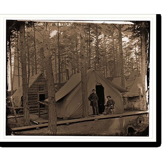 Historic Print, Brandy Station Virginia. Col. Thomas Wilson Chief Commissary Army of the Potomac, 16" x 20"